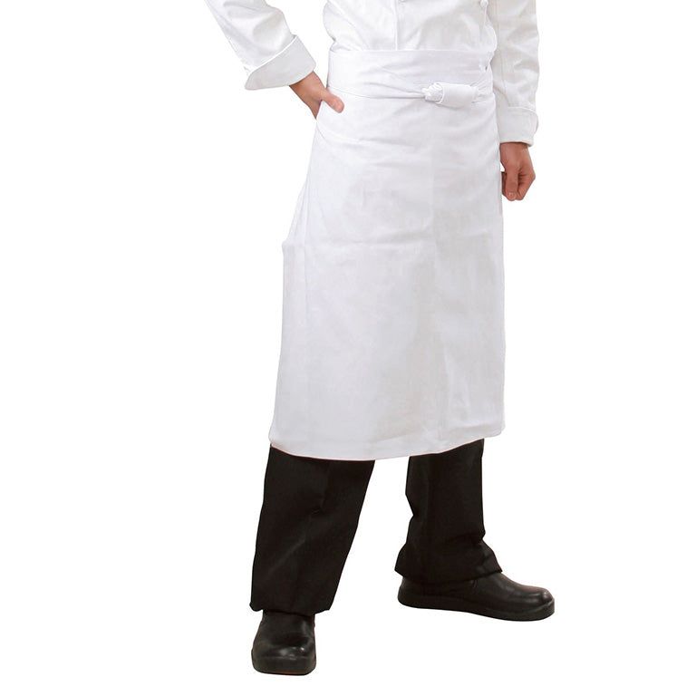 腰下調理前掛け【ホワイト】 77016 厨房白衣 コックコート 厨房白衣