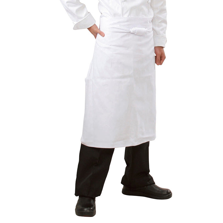 調理前掛け【ホワイト】 77018 厨房白衣 コックコート 厨房白衣前掛け ...