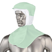 画像をギャラリービューアに読み込む, 吸汗速乾ピケケープ頭巾【グリーン】