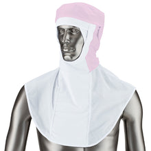 画像をギャラリービューアに読み込む, 吸汗速乾ピケかぶり型つば無し頭巾【ピンク】