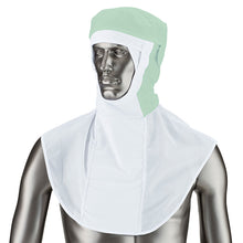 画像をギャラリービューアに読み込む, 吸汗速乾ピケかぶり型つば無し頭巾【グリーン】