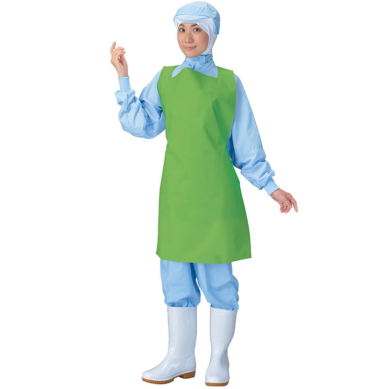 レッジェ―ロンウレタン打ち抜きエプロン E-56 食品加工工場 超軽量 高