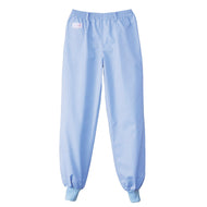 女性用パンツ【ブルー】［制電］［抗菌］［厚手］FT5613 食品工場白衣 工場白衣 食品作業着 食品工場ユニフォーム