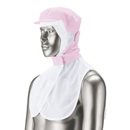 吸汗速乾ケープ頭巾【ピンク】［男女兼用］［制電］［涼感］  NPC6998 食品工場白衣 工場白衣 食品作業着 食品工場ユニフォーム